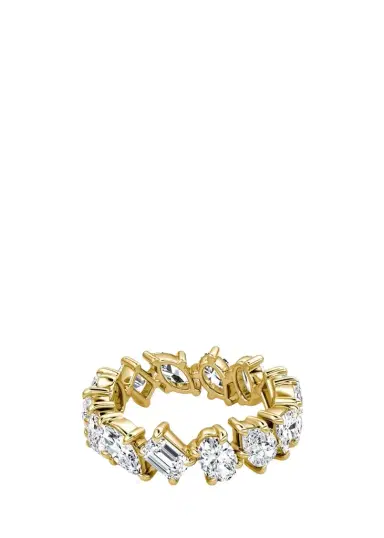 VRAI 18K Yellow Gold Lab-Grown Diamond Shooting Star Ring | Thumbnail 1