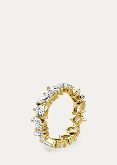 VRAI 18K Yellow Gold Lab-Grown Diamond Shooting Star Ring | Thumbnail 3