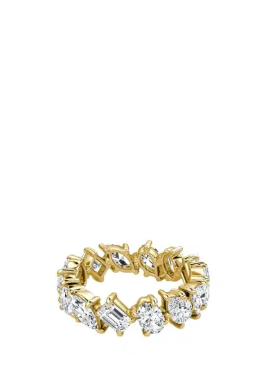 VRAI 18K Yellow Gold Lab-Grown Diamond Shooting Star Ring | Thumbnail 1
