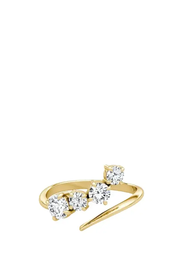 VRAI 14K Yellow Gold Lab-Grown Diamond Cosmos Ring