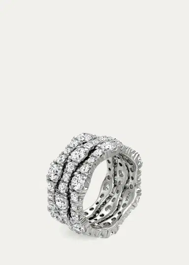 VRAI 14K White Gold Lab-Grown Diamond Multi-Row Ring | Thumbnail 2