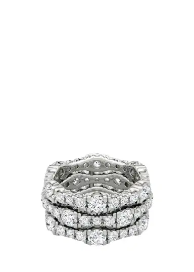 VRAI 14K White Gold Lab-Grown Diamond Multi-Row Ring | Thumbnail 1
