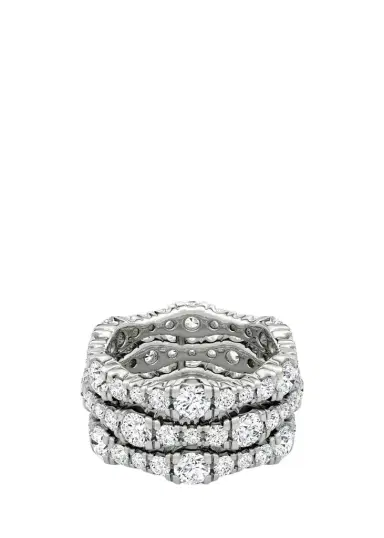 VRAI 14K White Gold Lab-Grown Diamond Multi-Row Ring | Thumbnail 1