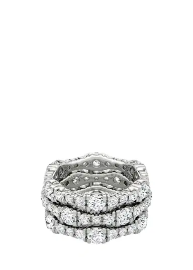 VRAI 14K White Gold Lab-Grown Diamond Multi-Row Ring | Thumbnail 1