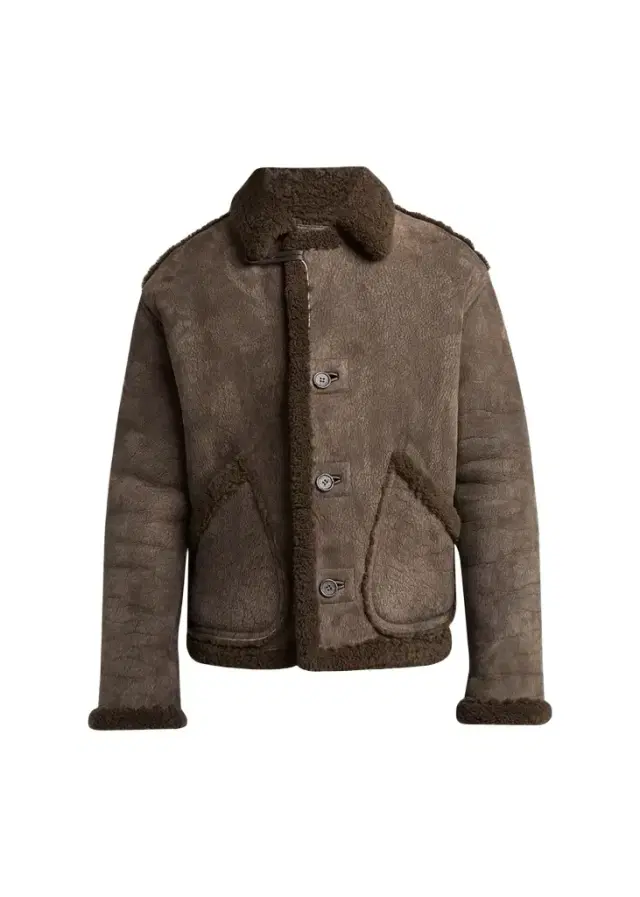 Giorgio Armani Men's Shearling-Trimmed Jacket