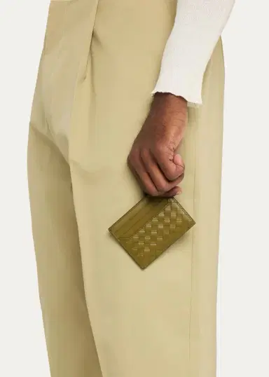 Bottega Veneta Men's Intrecciato Leather Card Holder | Thumbnail 2 Bottega Veneta Men's Intrecciato Leather Card Holder | Thumbnail 2