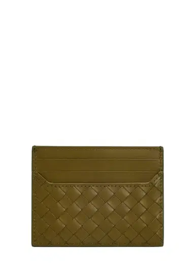 Bottega Veneta Men's Intrecciato Leather Card Holder | Thumbnail 1 Bottega Veneta Men's Intrecciato Leather Card Holder | Thumbnail 1