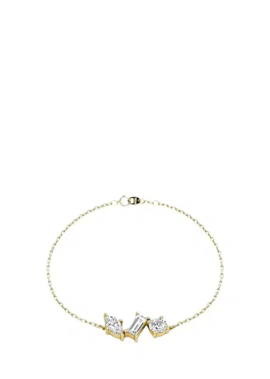 VRAI 14K Yellow Gold Lab-Grown Diamond Orion Bracelet, 0.9tcw | Thumbnail 1