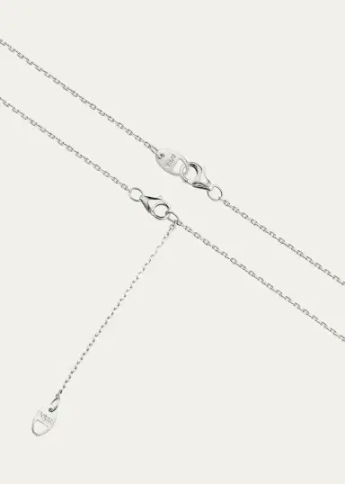 VRAI 14K White Gold Lab-Grown Diamond Single Pear Pendant Necklace | Thumbnail 4