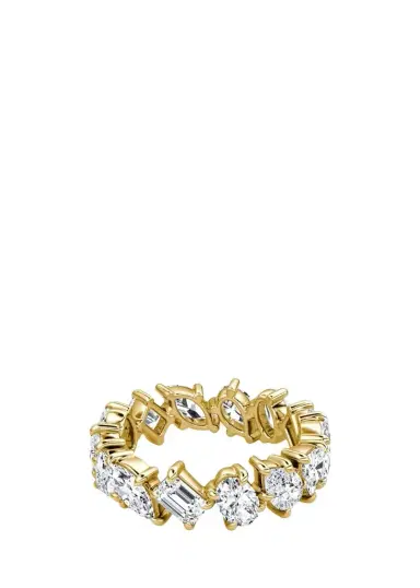 VRAI 18K Yellow Gold Lab-Grown Diamond Shooting Star Ring | Thumbnail 1