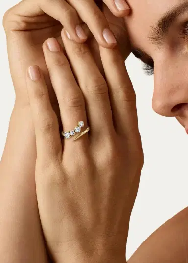 VRAI 14K Yellow Gold Lab-Grown Diamond Cosmos Ring | Thumbnail 2