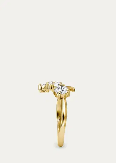 VRAI 14K Yellow Gold Lab-Grown Diamond Cosmos Ring, Size 6 | Thumbnail 3