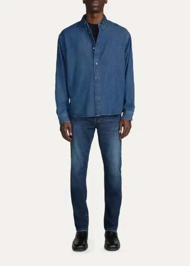 Frame Men's Denim Classic Fit Button-Down Shirt | Thumbnail 2