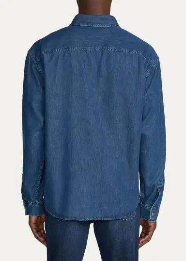 Frame Men's Denim Classic Fit Button-Down Shirt | Thumbnail 3