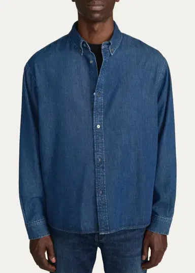 Frame Men's Denim Classic Fit Button-Down Shirt | Thumbnail 4