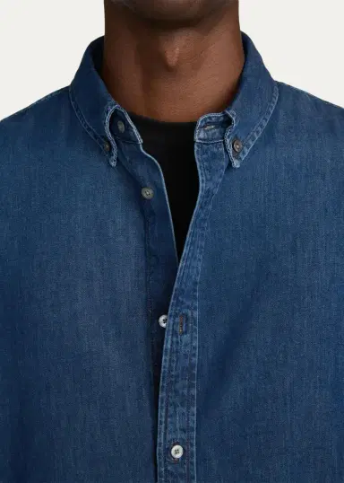 Frame Men's Denim Classic Fit Button-Down Shirt | Thumbnail 5
