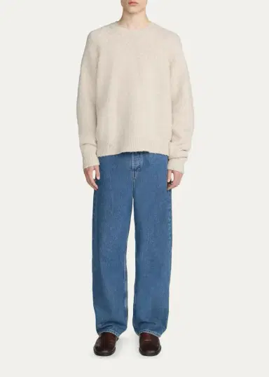 Frame Men's Alpaca-Blend Raglan Crewneck Sweater | Thumbnail 2