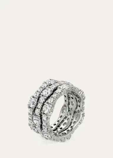 VRAI 14K White Gold Lab-Grown Diamond Multi-Row Ring | Thumbnail 2