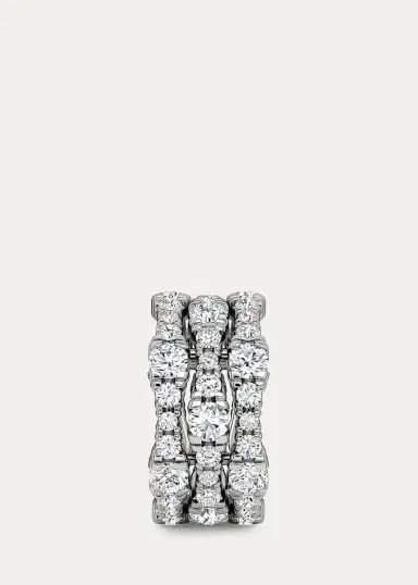 VRAI 14K White Gold Lab-Grown Diamond Multi-Row Ring | Thumbnail 3