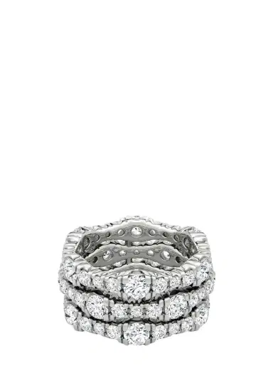 VRAI 14K White Gold Lab-Grown Diamond Multi-Row Ring | Thumbnail 1