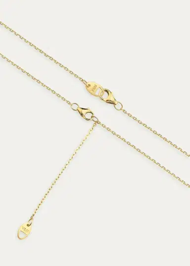 VRAI 14K Yellow Gold Lab-Grown Diamond Single Pear Pendant Necklace | Thumbnail 3