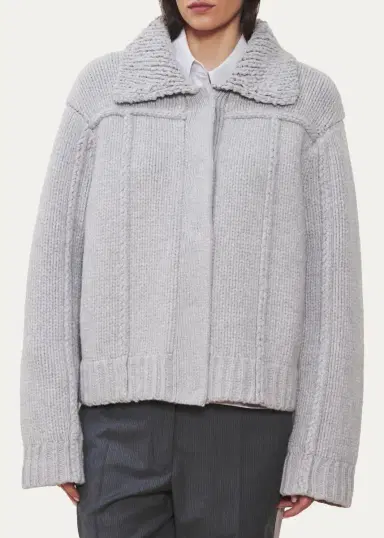 WE-AR4 The Wales Chunky Knit Cardigan | Thumbnail 4