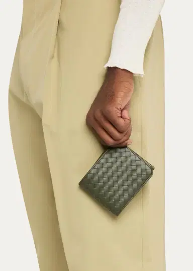 Bottega Veneta Men's Intrecciato Leather Bifold Wallet | Thumbnail 2 Bottega Veneta Men's Intrecciato Leather Bifold Wallet | Thumbnail 2