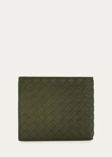 Bottega Veneta Men's Intrecciato Leather Bifold Wallet | Thumbnail 3 Bottega Veneta Men's Intrecciato Leather Bifold Wallet | Thumbnail 3