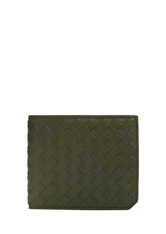 Bottega Veneta Men's Intrecciato Leather Bifold Wallet