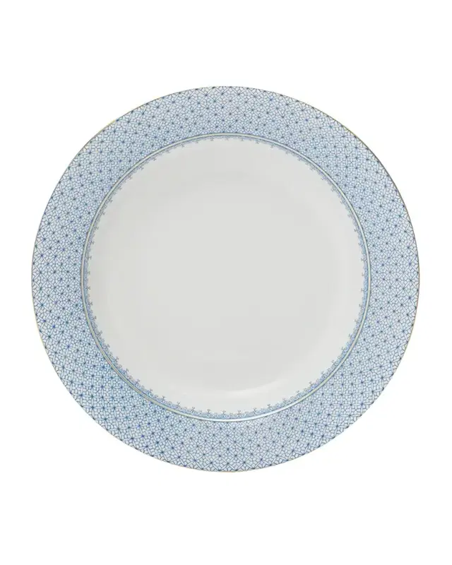 Mottahedeh Cornflower Lace Rim Soup Bowl