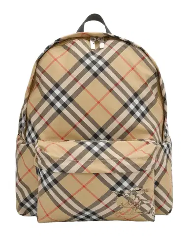 Burberry Men's Essential Check Backpack | Thumbnail 1