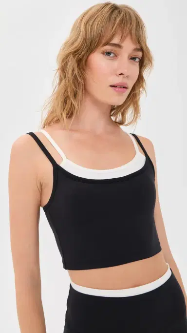 Terez Flex Active Ribbed Layered Tank | Thumbnail 2
