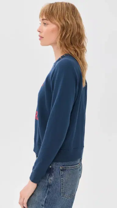 The Great. THE GREAT. The Fleece Growling Panther Rookie Sweatshirt | Thumbnail 4