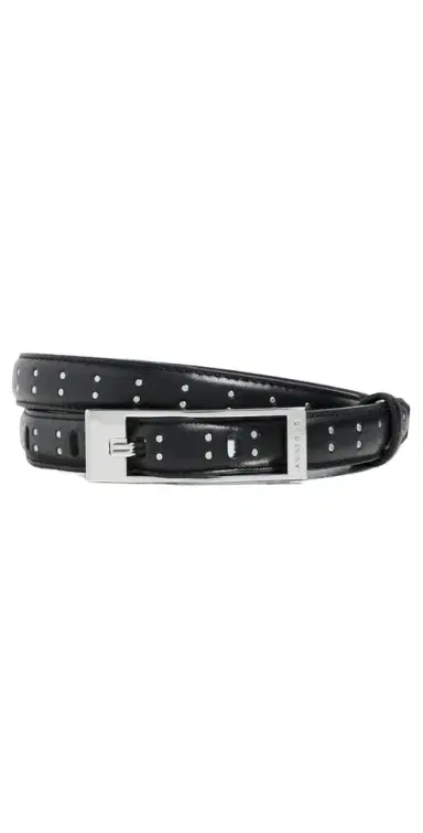 Anine Bing Elly Smooth Leather Studded Belt | Thumbnail 1