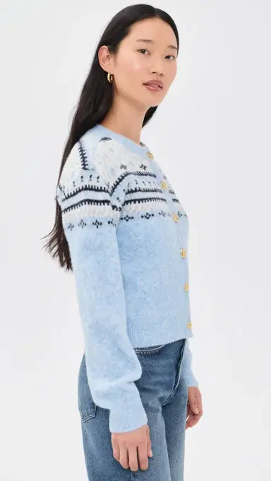 Generation Love Hilda Fair Isle Cardigan | Thumbnail 4