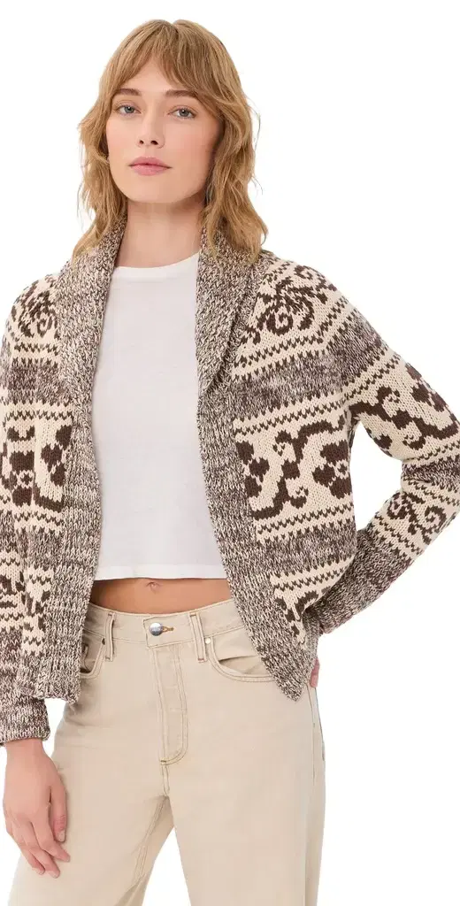 The Great. THE GREAT. The Nordic Flower Lodge Cardigan