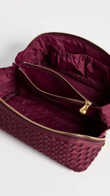 Naghedi Caravan Medium Cosmetic Case Bordeaux One Size | Thumbnail 5 Naghedi Caravan Medium Cosmetic Case Bordeaux One Size | Thumbnail 5