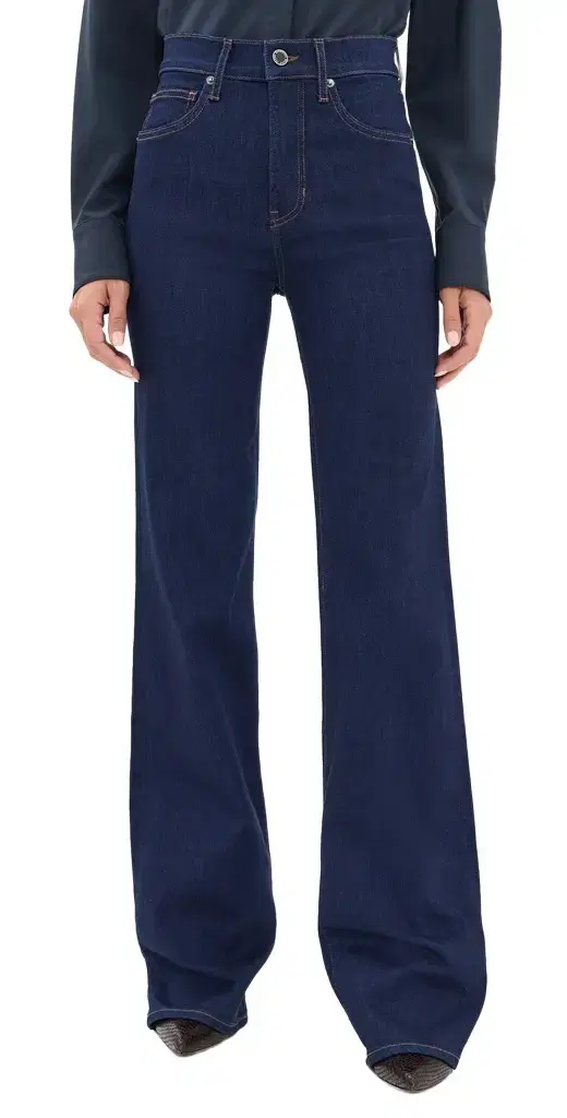 Veronica Beard Jean Crosbie Wide Leg Jeans