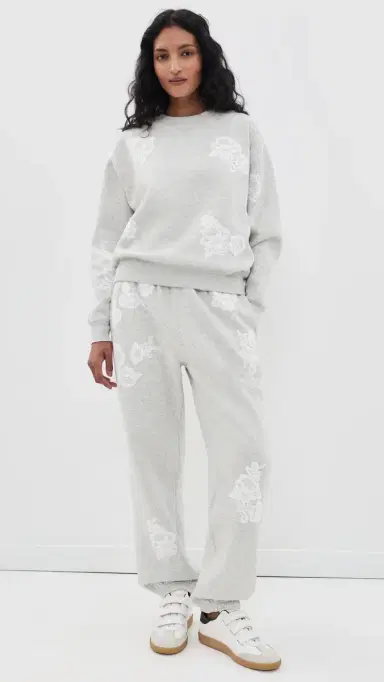 LoveShackFancy Lilia Sweatpants | Thumbnail 5