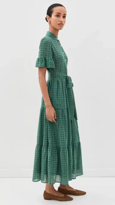 Birds of Paradis Martine Muir Tartan Dress | Thumbnail 4 Birds of Paradis Martine Muir Tartan Dress | Thumbnail 4