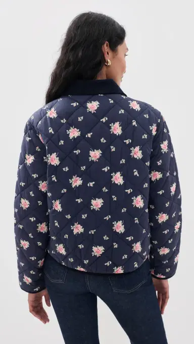 LoveShackFancy Norinda Jacket Inkwash M | Thumbnail 3