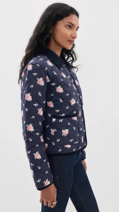 LoveShackFancy Norinda Jacket Inkwash M | Thumbnail 4