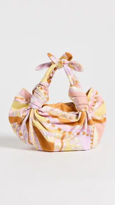 NLA Collection Orange Chevron Knot Bag | Thumbnail 2