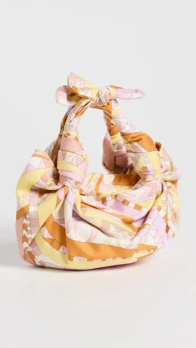 NLA Collection Orange Chevron Knot Bag | Thumbnail 4