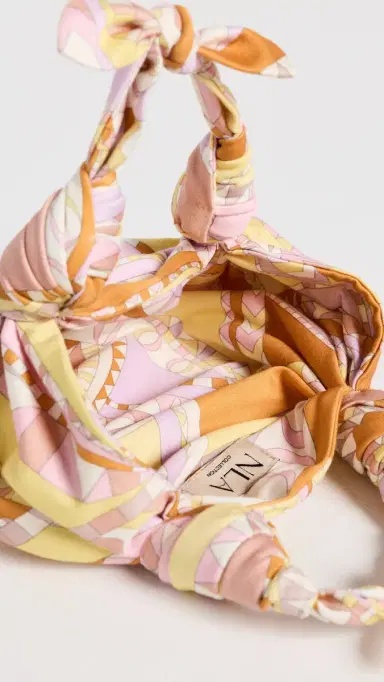 NLA Collection Orange Chevron Knot Bag | Thumbnail 6