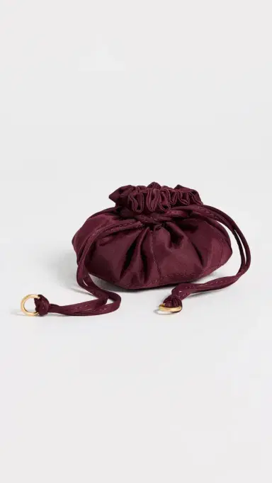 Naghedi Lotus Jewelry Pouch Bordeaux One Size | Thumbnail 2
