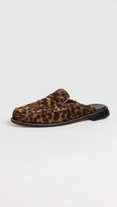 FRĒDA SALVADOR Temi Mules Leopard Haircalf 5 | Thumbnail 2
