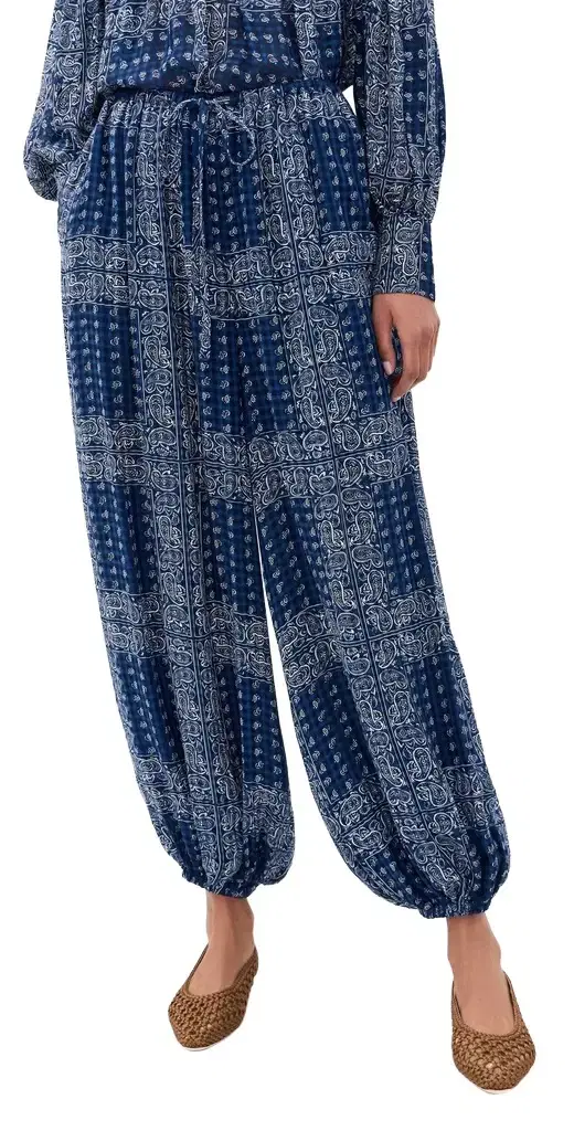 HUNTER BELL Briggs Pants Inkwell Paisley M