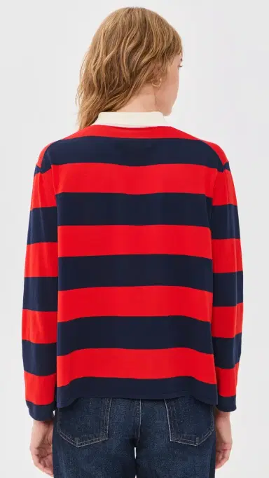 The Great. THE GREAT. The Academy Polo Sweater | Thumbnail 3 The Great. THE GREAT. The Academy Polo Sweater | Thumbnail 3