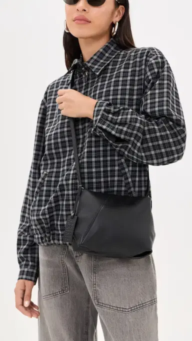 MM6 MAISON MARGIELA Folded J Shoulder Bag | Thumbnail 3 MM6 MAISON MARGIELA Folded J Shoulder Bag | Thumbnail 3